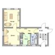 EG links - 2 Zimmererdgeschosswohnung mit Balkon in Baukau-West